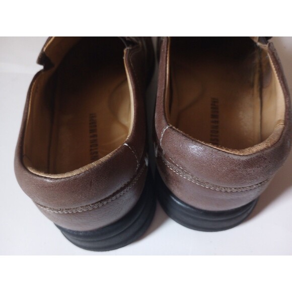 Johnston & Murphy Mens Sheepskin Slip On Loafers Driving Shoes Brown Size 9.5 M main image 5
